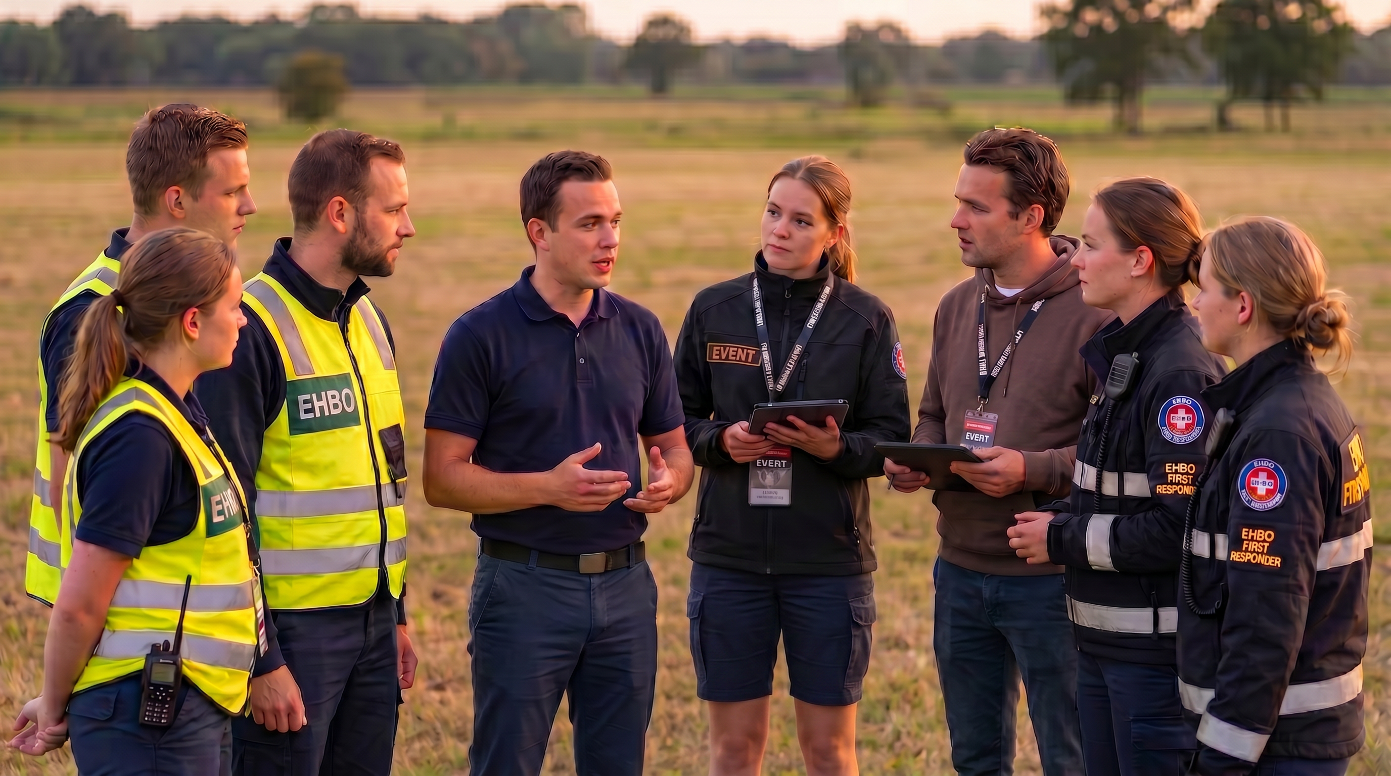 Samenwerking tussen EHBO, organisatie en First Responders